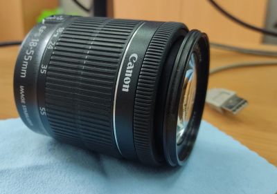 Лот: 20541435. Фото: 1. Canon EF-S 18-55 is stm 3.5-5... Объективы