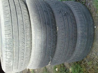 Лот: 2097592. Фото: 1. колеса только на продаваемый автомобиль. Шины