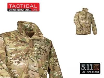 Лот: 16920395. Фото: 1. Куртка 5.11 Multicam Tac Dry Rain... Другое (военно-спортивные игры)