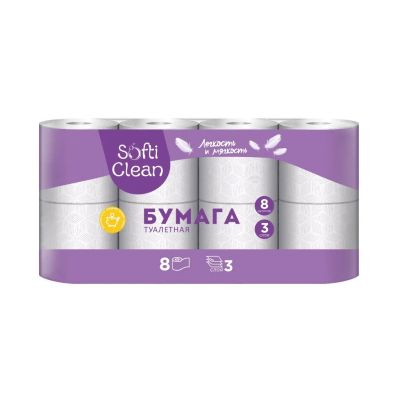 Лот: 24870649. Фото: 1. Туалетная бумага Softi Clean... Средства личной гигиены 