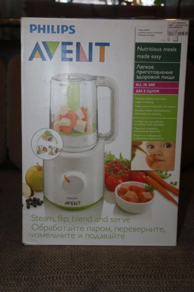 Лот: 6556806. Фото: 1. Продам Блендер пароварка Philips... Всё для кормления