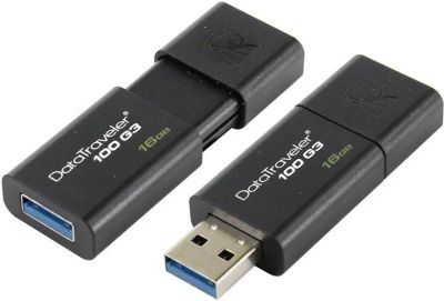 Лот: 12139429. Фото: 1. Флешка USB 3.0 16Gb Kingston DataTraveler... USB-флеш карты