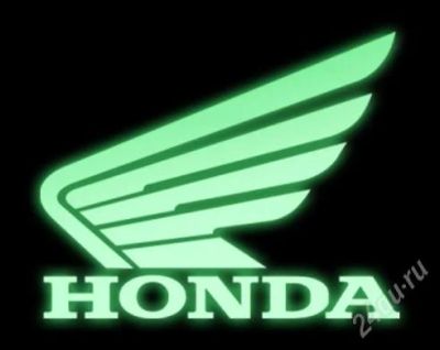 Лот: 2626993. Фото: 1. Светящаяся наклейка на авто "Honda... Наклейки автомобильные