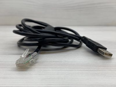Лот: 16280176. Фото: 1. Интерфейсный кабель RJ-45 - USB... Сетевые кабели