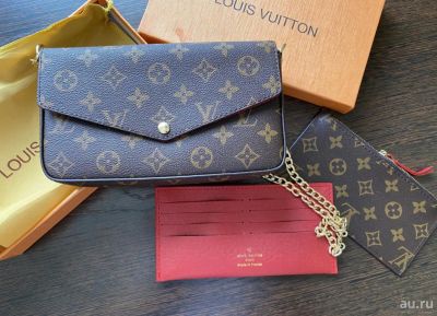 Лот: 16495354. Фото: 1. Клатч Louis Vuitton Felicie r. Сумки