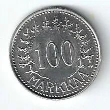 Лот: 24899738. Фото: 1. 100 марок 1957 год. Финляндия... Европа