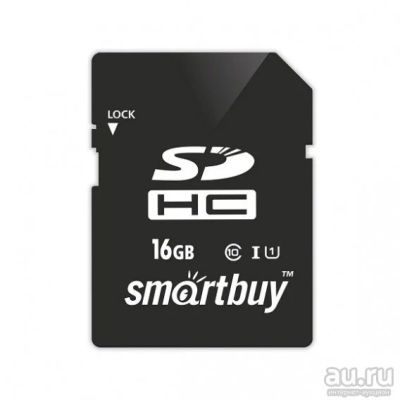 Лот: 14291779. Фото: 1. Карта памяти SDHC SmartBuy 16Gb... Карты памяти