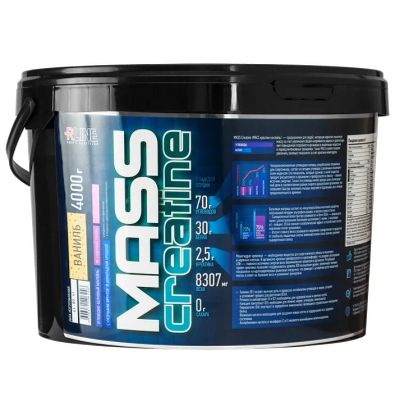 Лот: 5156612. Фото: 1. Гейнер Mass + creatine от Rline... Спортивное питание, витамины