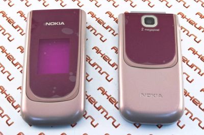 Лот: 10840868. Фото: 1. nokia 7020 корпус розовый. Корпуса, клавиатуры, кнопки