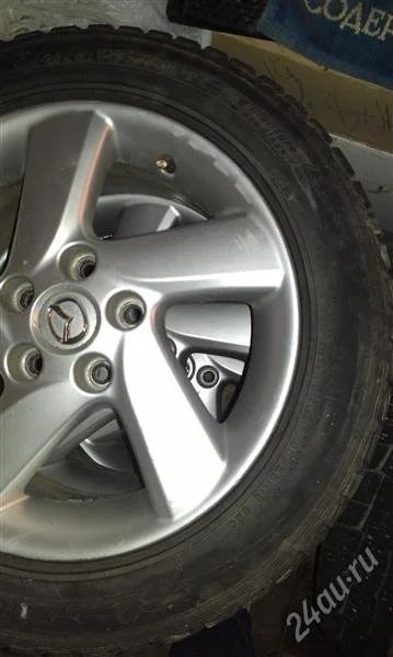 Лот: 2122623. Фото: 1. Dunlop graspic 205/55 + литье... Шины на дисках