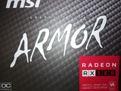 Лот: 15023148. Фото: 1. MSI ARMOR RX 580 4G отличное состояние... Видеокарты