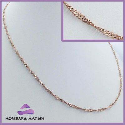Лот: 7354521. Фото: 1. Золотая цепь 585 пробы. Вес 2... Цепочки