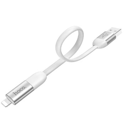 Лот: 22977746. Фото: 1. Кабель USB Hoco U87 2в1 Lightning... Дата-кабели, переходники
