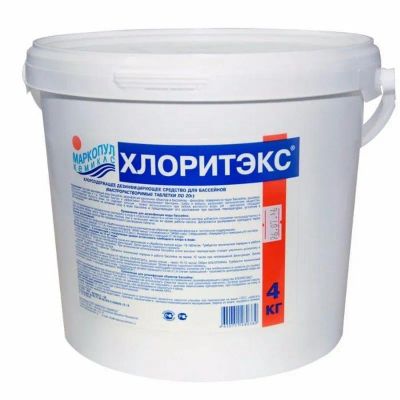 Лот: 22370862. Фото: 1. Хлоритекс Маркопул 4кг ведро... Бассейны, аксессуары и комплектующие