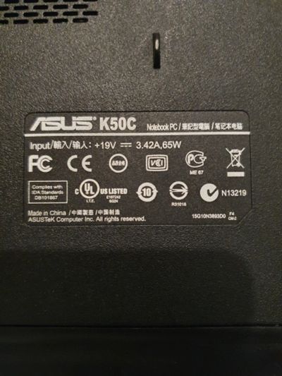 Лот: 15637976. Фото: 1. Ноутбук asus k50c. Ноутбуки