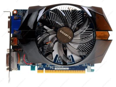 Лот: 4182732. Фото: 1. Видеокарта PCI-E Gigabyte GeForce... Видеокарты