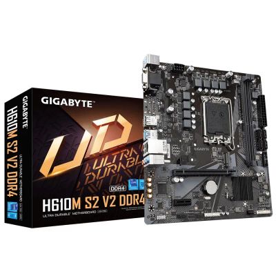 Лот: 20963463. Фото: 1. Материнская плата Gigabyte H610M... Материнские платы