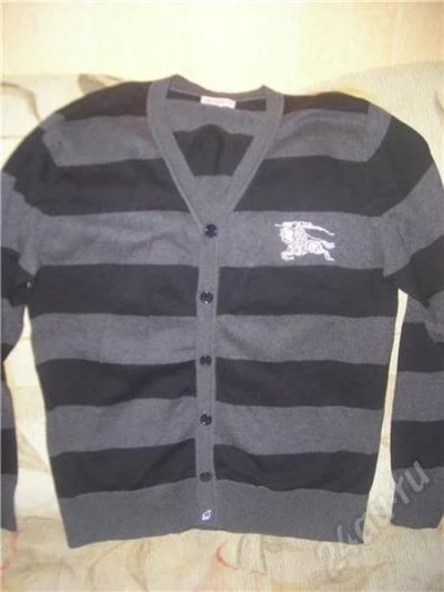 Лот: 297463. Фото: 1. Мужской пуловер Burberry, 46 р-р... Свитеры, толстовки, худи