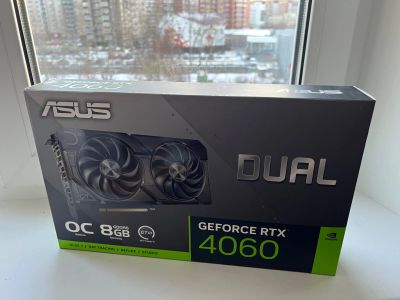 Лот: 24881896. Фото: 1. Видеокарта 4060 Asus dual 8gb. Видеокарты
