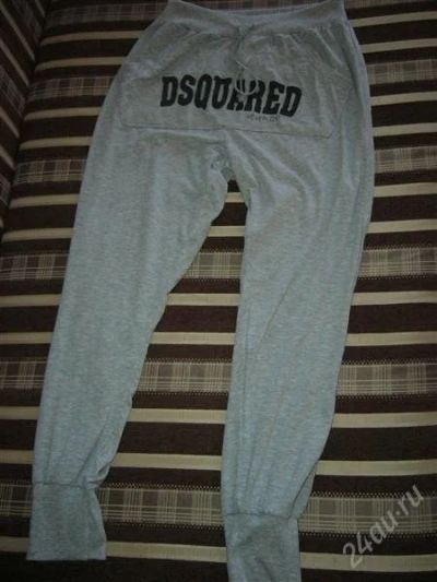 Лот: 1058715. Фото: 1. Серые штаны Dsquared 2 (D2). Другое (спортивная одежда)