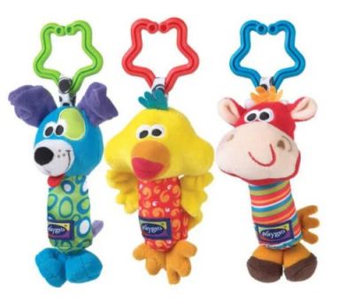 Лот: 6558963. Фото: 1. Игрушка-подвеска на коляску Playgro... Для младенцев