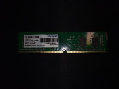 Лот: 13271101. Фото: 1. Patriot DDR4 - 4Гб 2133 DIMM. Оперативная память