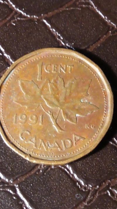 Лот: 8334480. Фото: 1. Канада 1 цент 1991г. (346). Остальные страны