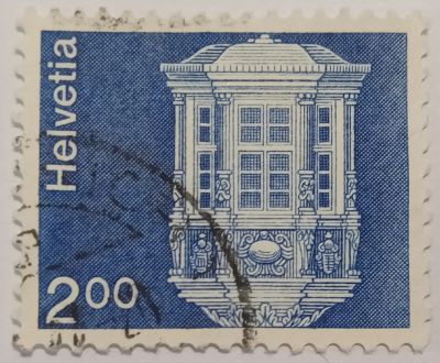 Лот: 25317625. Фото: 1. Марки_Швейцария, 2 Fr. - Швейцарский... Марки