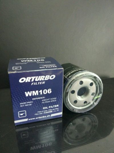 Лот: 10096777. Фото: 1. Фильтр масляный OrTurbo WM-106... Расходные материалы