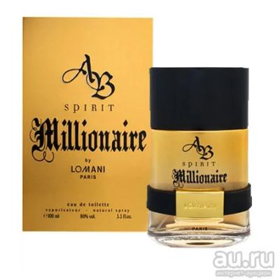 Лот: 11145846. Фото: 1. Lomani men Ab Spirit Millionaire... Мужская парфюмерия