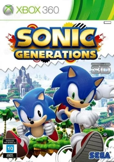 Лот: 14361384. Фото: 1. Sonic Generations [Xbox 360, английская... Игры для консолей