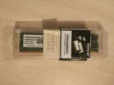 Лот: 15709375. Фото: 1. Оперативная память Patriot DDR2-6400... Оперативная память