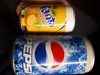 Лот: 13062625. Фото: 1. Колонка pepsi и fanta. Портативные, беспроводные колонки