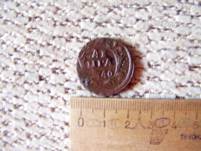 Лот: 5709036. Фото: 1. Денга 1740-рельеф. Россия до 1917 года