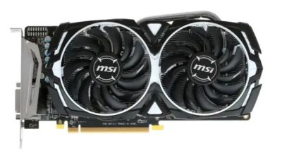 Лот: 21105634. Фото: 1. Видеокарта MSI AMD Radeon RX 470... Видеокарты