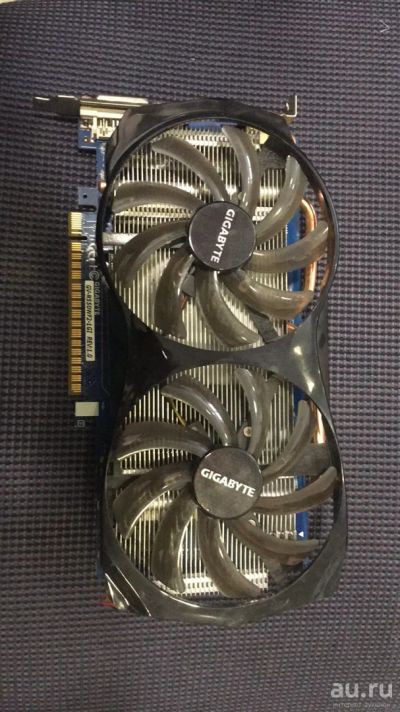 Лот: 13458949. Фото: 1. Видеокарта gigabyte n550wf2-1g. Видеокарты