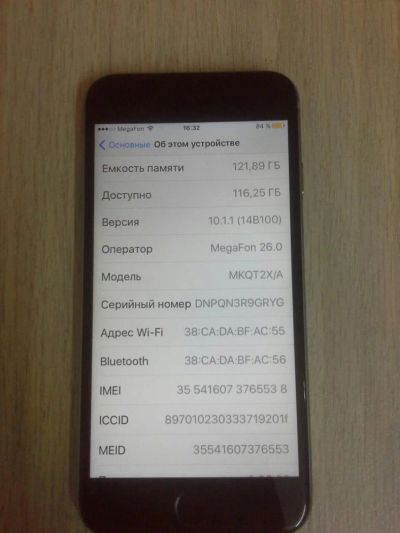 Лот: 8561760. Фото: 1. iphone 6s 128gb space grey. Смартфоны