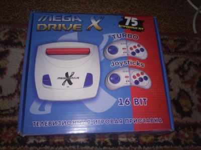 Лот: 8446476. Фото: 1. Sega mega drive X + 75 игр... Игровые приставки, консоли