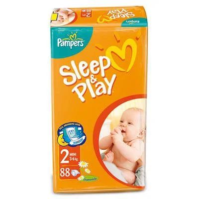 Лот: 3383975. Фото: 1. Подгузники Pampers Sleep&play... Детская гигиена