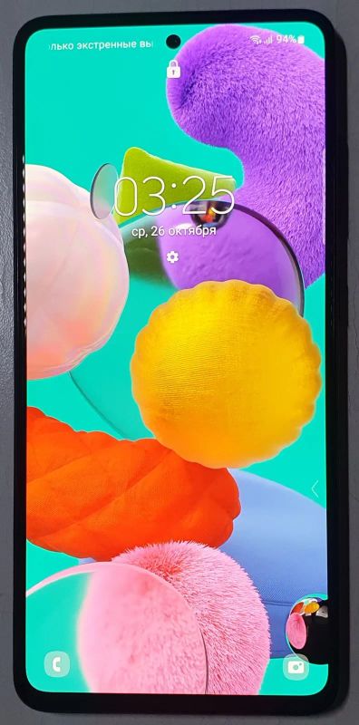 Лот: 19554247. Фото: 1. Samsung A51 6/128 ГБ чёрный. Смартфоны