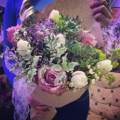 Лот: 7495458. Фото: 1. Сборный букет. Цветы на Щорса... Свежие цветы