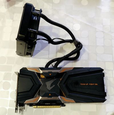 Лот: 25806077. Фото: 1. Aorus GeForce GTX 1080Ti 11Gb... Видеокарты