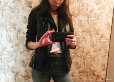 Лот: 8101348. Фото: 1. Куртка из искусственной кожи Bershka. Верхняя одежда