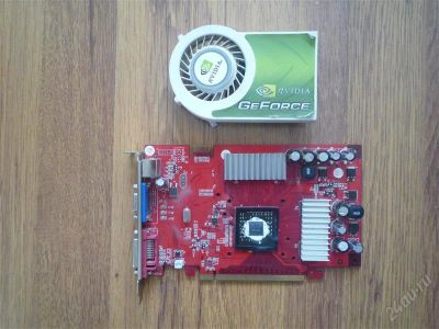 Лот: 1058647. Фото: 1. Видеокарта PCI-E GeForce 7600GT... Видеокарты
