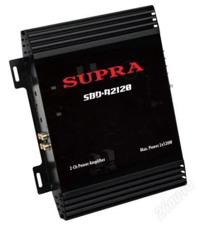 Лот: 1567646. Фото: 1. Усилитель Supra SBD-A2120 2 x... Усилители
