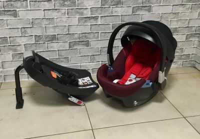 Лот: 10038921. Фото: 1. Автокресло Cybex Aton 3 + база... Детские автокресла