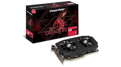 Лот: 19940720. Фото: 1. Видеокарта Radeon RX 580 (PowerColor... Видеокарты