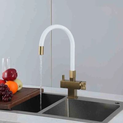 Лот: 24120089. Фото: 1. Смеситель для кухни, Gappo, гибкий... Смесители
