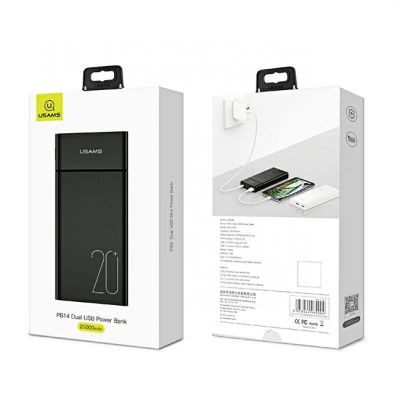 Лот: 22149976. Фото: 1. Power bank USAMS PB14 20000 mah. Внешние, портативные аккумуляторы для смартфонов (Power bank)