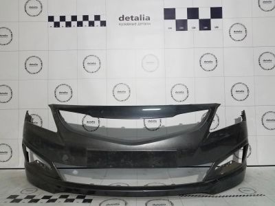 Лот: 10963081. Фото: 1. Бампер передний Hyundai Solaris... Кузов